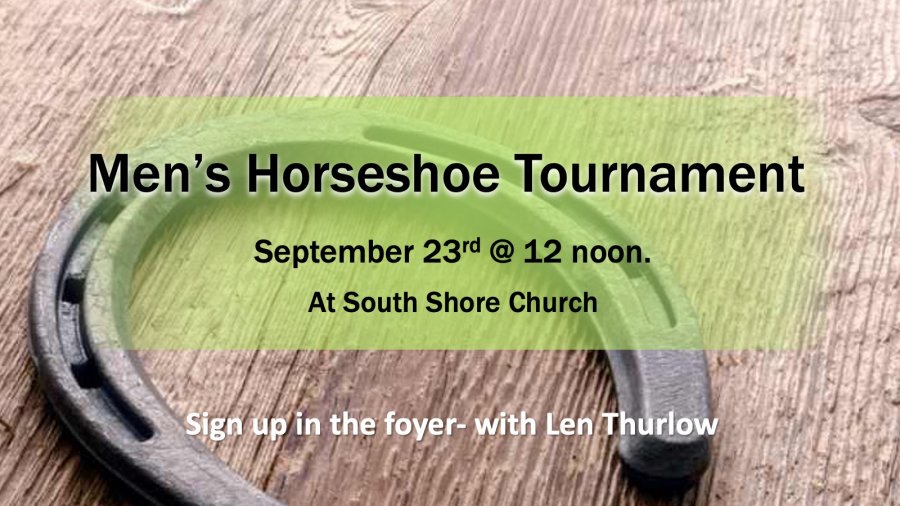Men's Horseshoe Tournament