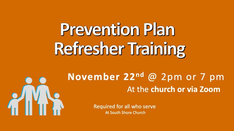 Prevention Plan Refresher Training