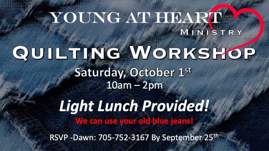 Young At Heart Quilting Workshop