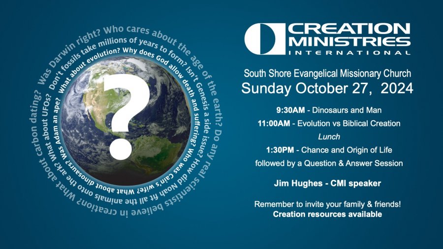 Creation Ministries -Evolution vs Biblical Creation