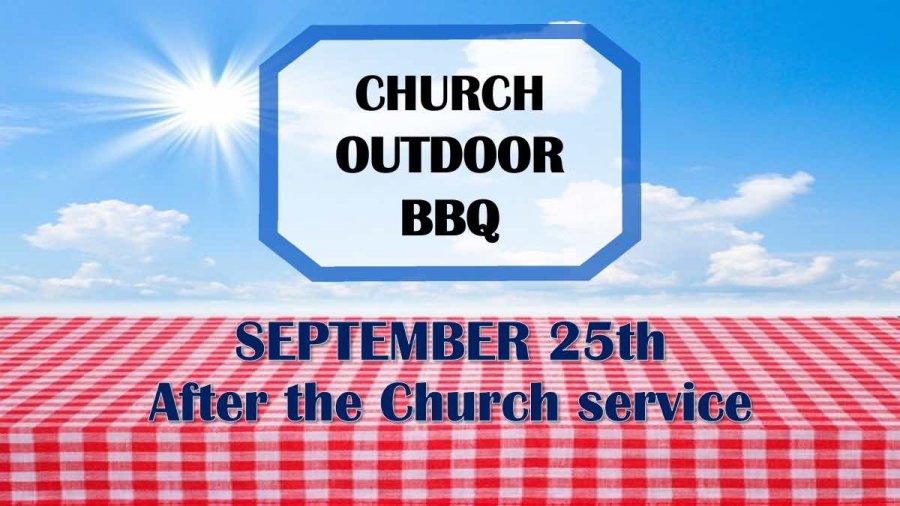 Church Outdoor BBQ - after the Church Service